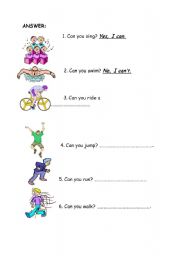 English worksheet: ANIMAL RIDDLES can you..? questions