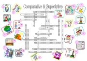 English Worksheet: Comparative and superlative adjectives