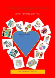 English Worksheet: Valentines promises