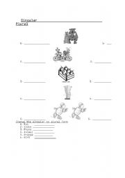 English Worksheet: Learn simple Plural nouns