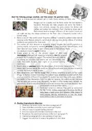 English Worksheet: Child Labor