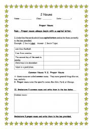 English worksheet: review