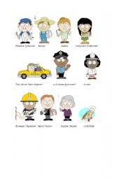 English worksheet: jobs