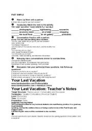English Worksheet: PAST SIMPLE
