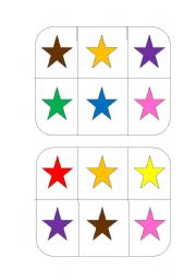 English worksheet: Bingo Colours