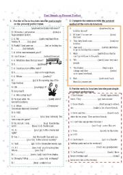 English Worksheet: Past Simple or Present Perfect