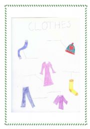 English worksheet: Clothes