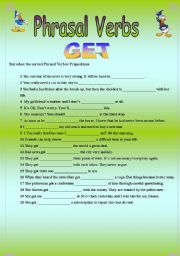 English Worksheet: Phrasal Verbs 