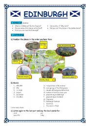 English Worksheet: Edinburgh