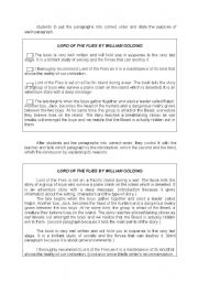 English worksheet: writing lesson plan 