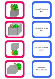 English Worksheet: Memory card game (1/2)