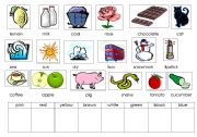 English Worksheet: Colours