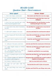 English Worksheet: Board game