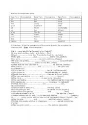 English Worksheet: comparatves