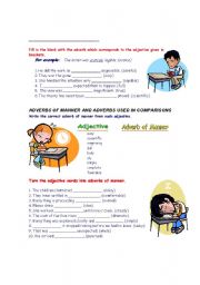 English Worksheet: Adverbs of Manner