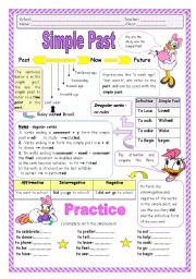 English Worksheet: Simple Past