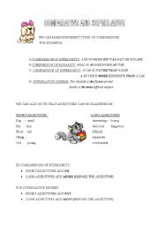 COMPARATIVE AND SUPERLATIVE ADJECTIVES (2 pages)