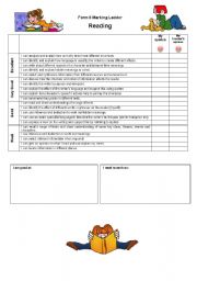 English Worksheet: Reading evaluation