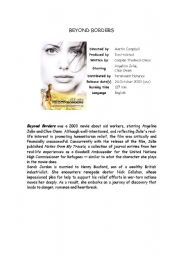 English Worksheet: film beyond borders