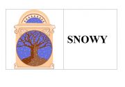 English Worksheet: WEATHER FLASH-CARDS