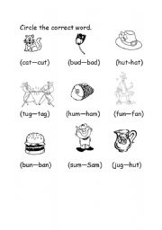 English Worksheet: mixed words