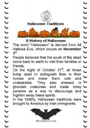 HALLOWEEN TRADITIONS