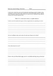 English worksheet: Much to do About Nothing: Work Sheet