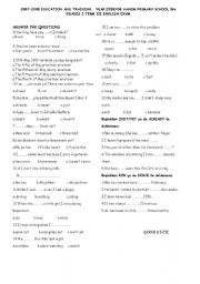 English worksheet: 8.snf iin