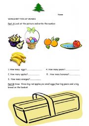 English worksheet: Food 