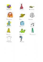 clothes vocabulary