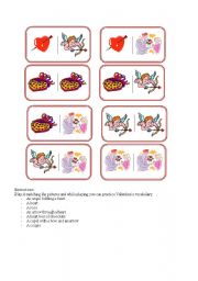 English Worksheet: Valentines Domino - part 3 of 3