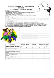 English Worksheet: dancing