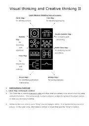 English Worksheet: Visual thinking and Creative thinking II