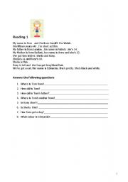 English worksheet: Read and answer the following questions (2 readings e 2 questionnaires). Two pages.