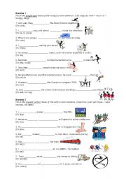 English Worksheet: Present perfect or Past Simple