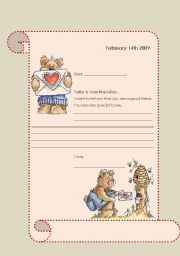 Valentines day letter