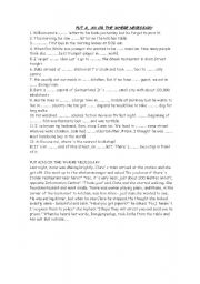 English Worksheet: INDEFINITE AND DEFINITE ARTICLES