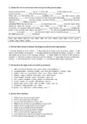 English Worksheet: Present simple