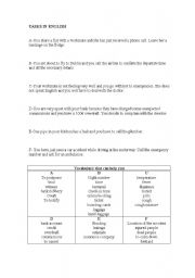 English Worksheet: Role play (conversation topics)