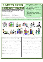 English Worksheet: PASSIVE VOICE - PRESENT TENSES