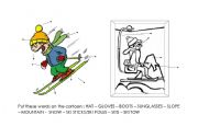 English Worksheet: ski vocabulary