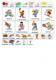 English worksheet: mini-flashcards