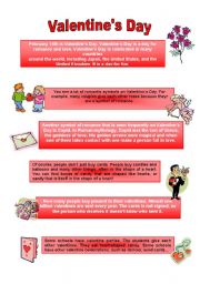 English Worksheet: Valentines Day