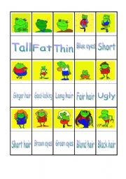 English Worksheet: Domino phisical appearance