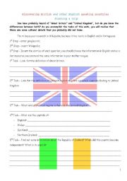 Discovering British and other English speaking countries