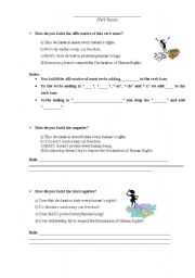 English Worksheet: Verb tenses_ Present Simple_ Past Simple_Past Perfect_Introduction to if clauses