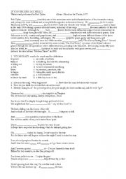 English Worksheet: Worksheet on Bob Dylans song, If You See Her Say Hello 