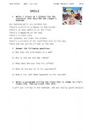 English worksheet: Smile - Lily Allen