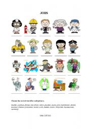English Worksheet: JOBS