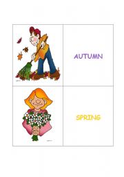 SEASONS FLASHCARDS